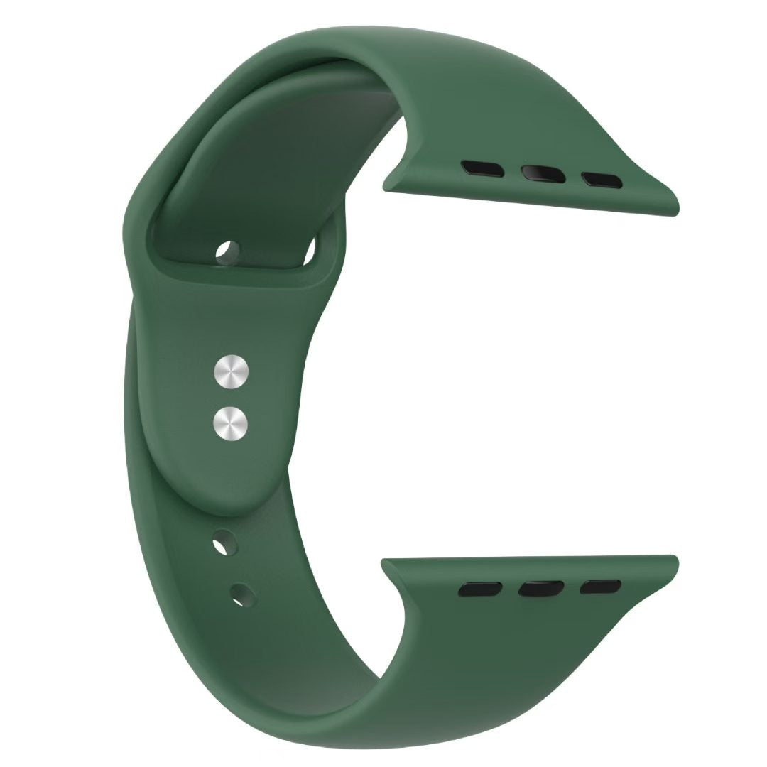 Dual-Stud Silicone Apple Watch Band
