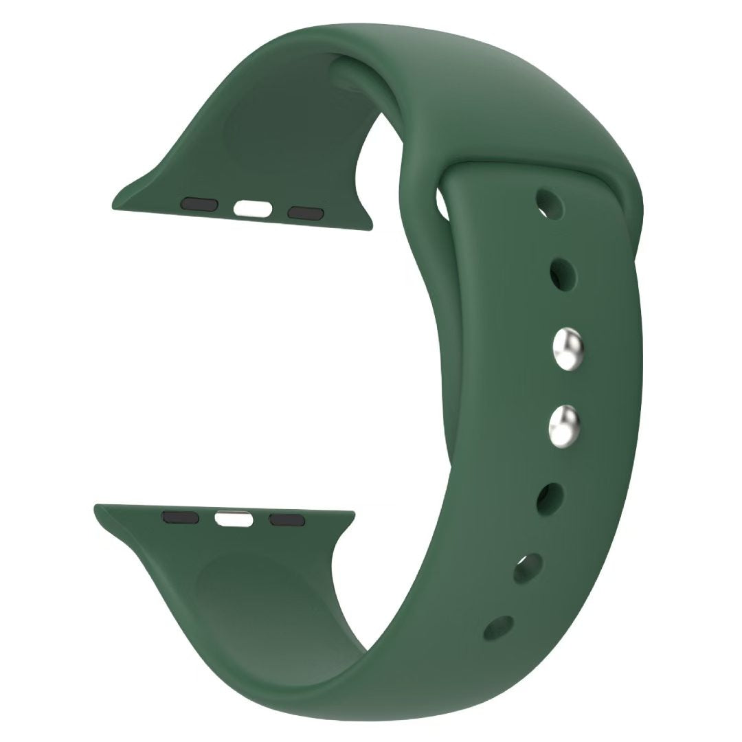 Dual-Stud Silicone Apple Watch Band